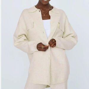 Aritzia Wilfred Free Women’s Ronnie Sweater Heather Light Birch Size Large